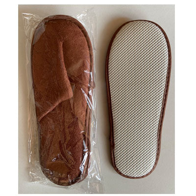 ディスポスリッパ(ブラウン)クローズトウ