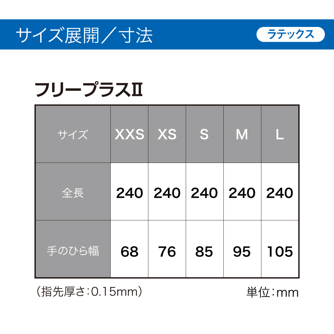 フリープラスⅡ XXS